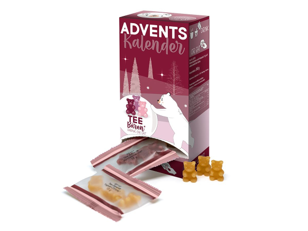 Tee-Bären®-Roter Adventskalender